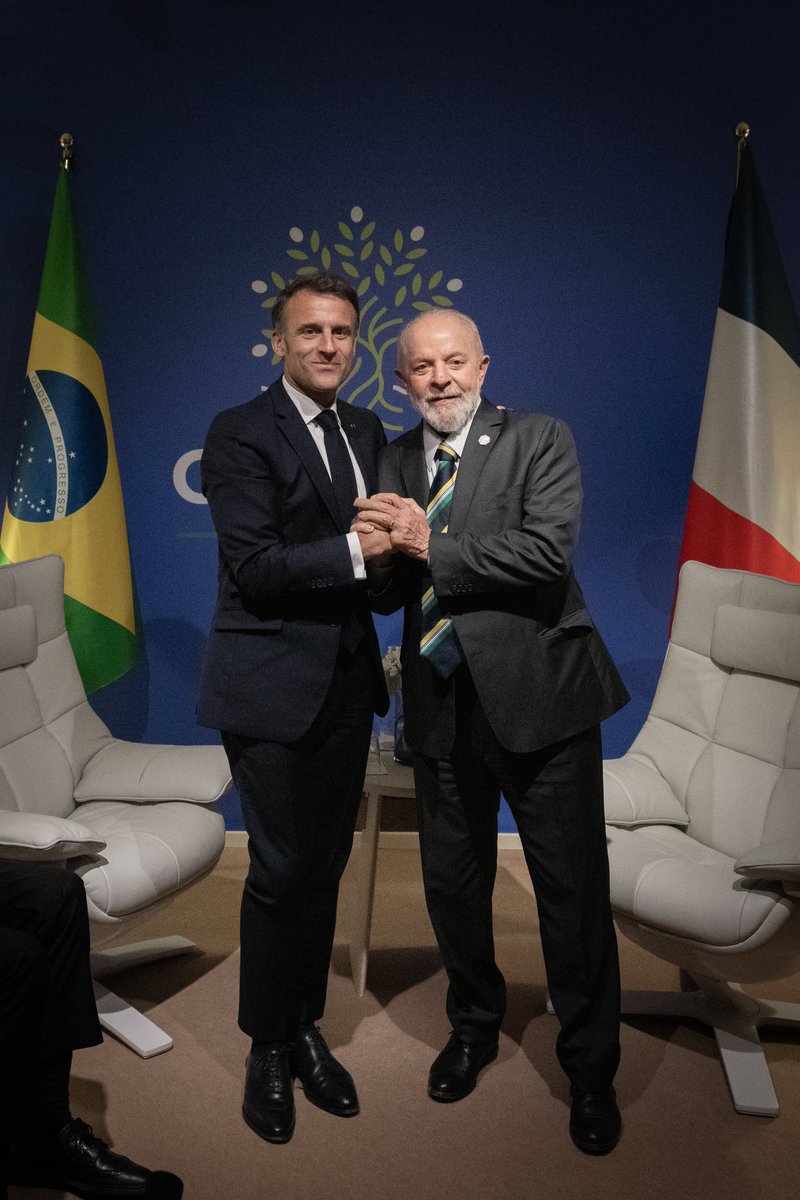 With President Lula at the G7.

Together, we will continue to face the great challenges of our time and defend the universal values that are the foundation of our democracies.