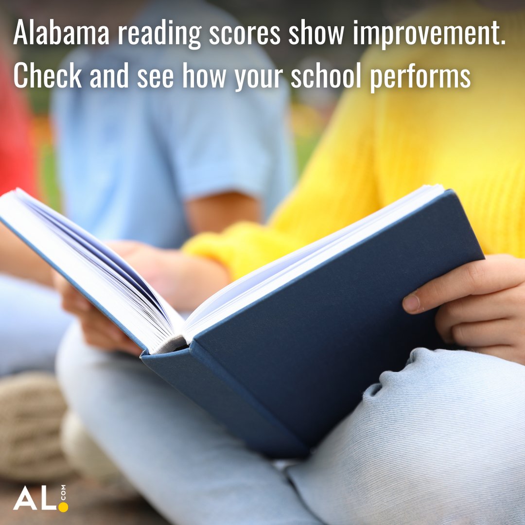 aldotcom's tweet photo. Just one school district in Alabama got all third graders reading successfully enough to hit an important benchmark, but most districts in the state saw improvement in third grade reading scores. 

Click the link to see how your school performed:
https://t.co/sGzpWdimqI https://t.co/n4UuJ54W90