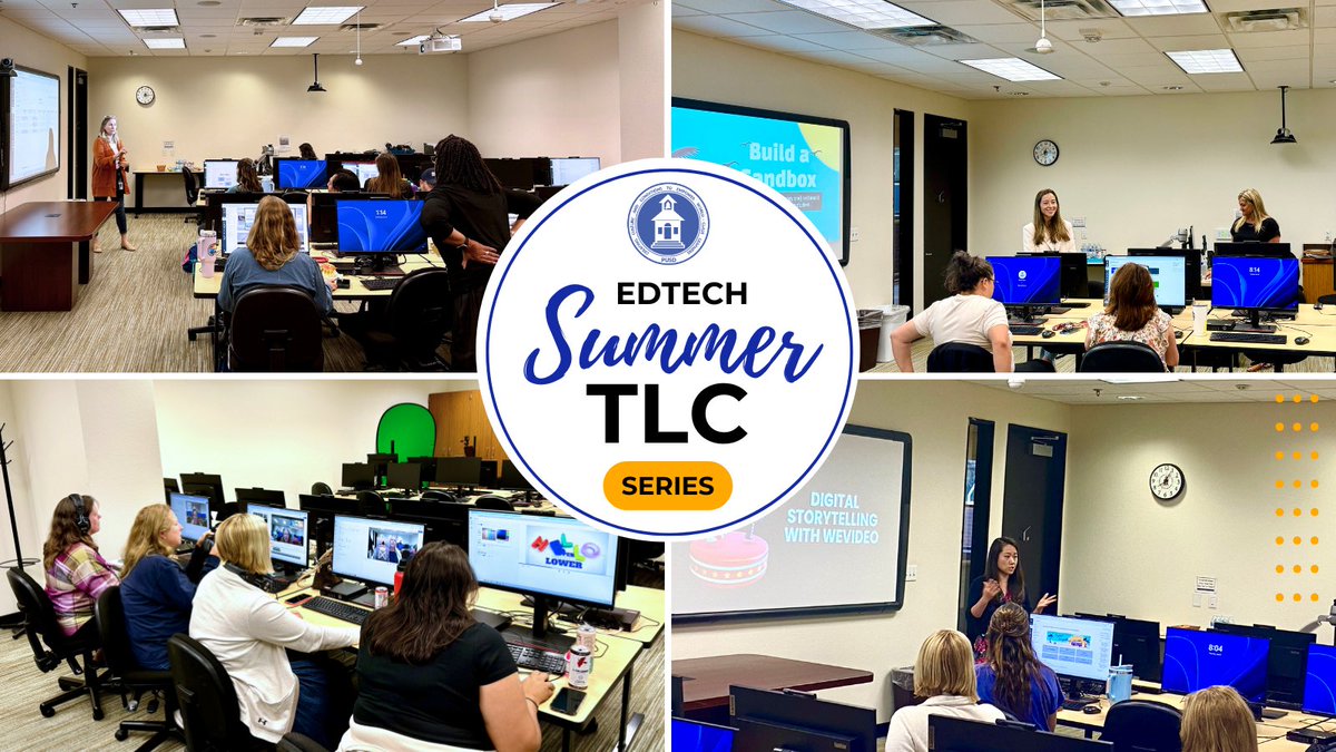 What a great week of learning &amp; collaboration🗣️The✨Tech and Innovation coaches✨led the EdTech Summer TLC series on some of the most requested features in <a href="/Canvas_by_Inst/">Canvas by Instructure</a>, <a href="/WeVideo/">WeVideo</a>, and <a href="/CanvaEdu/">Canva Education</a>🎉 We 💙seeing new ideas for the students of <a href="/PowayUnified/">Poway Unified</a>!💡 #pusdinnovate