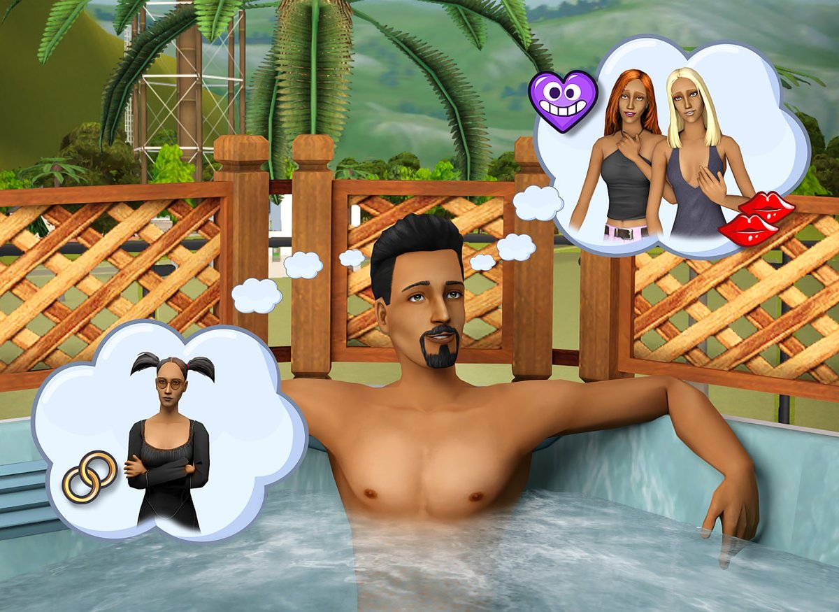 micromilkshake's tweet photo. ❤💜👰 #thesims #thesims2 #ts2 #pleasantview https://t.co/v1PK42UWHD