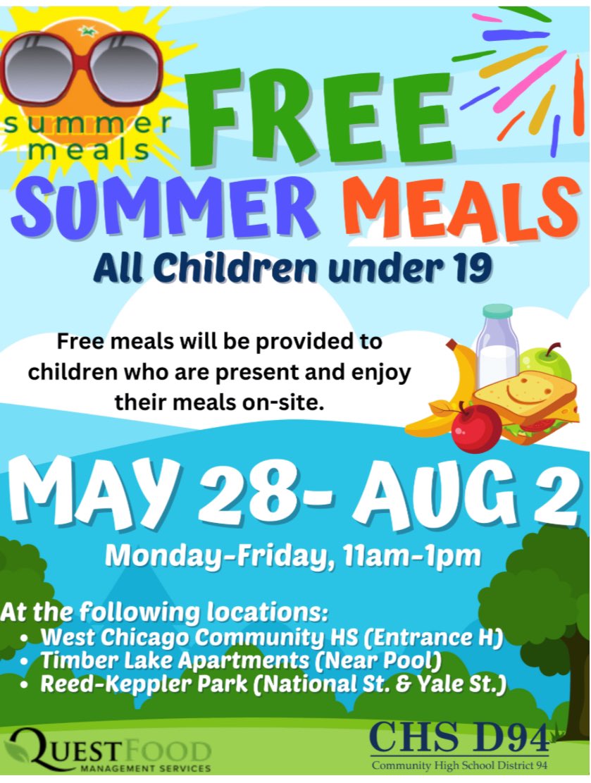 wegoDLP's tweet photo. Free Summer Meals for Children under 19!

See D94 website for details!
—
Comida gratis de verano para todos los niños menores de 19 años. 

¡consulte el sitio web de d94 para obtener más detalles! https://t.co/LfwjuYY3y6