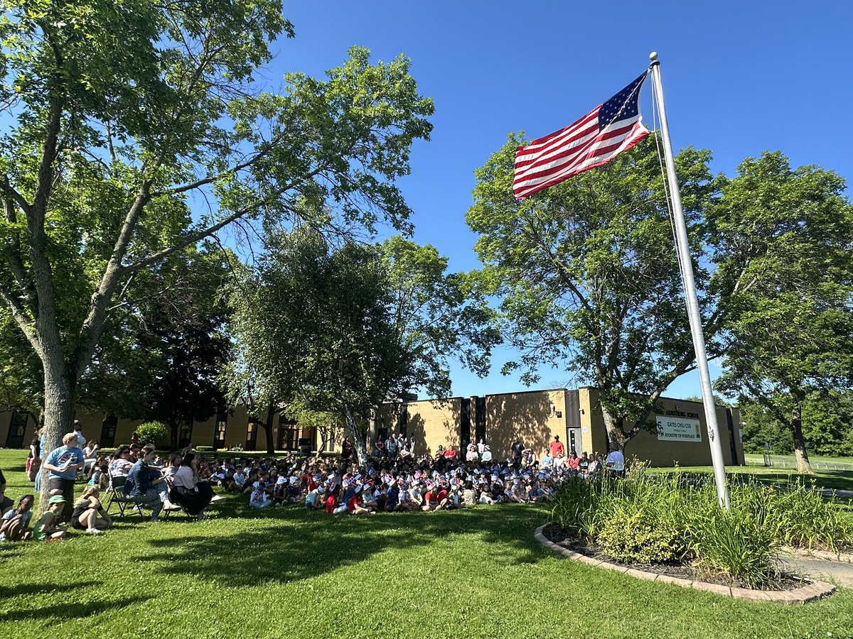 We continued the tradition of passing the torch from the 23-24 Flag Guardians to the 24-25 Flag Guardians on Flag Day. Thank you, Skye and Jake for your service this year. Congratulations to Azaria and Matthew! 🇺🇸 #GCpride #ArmstrongStars