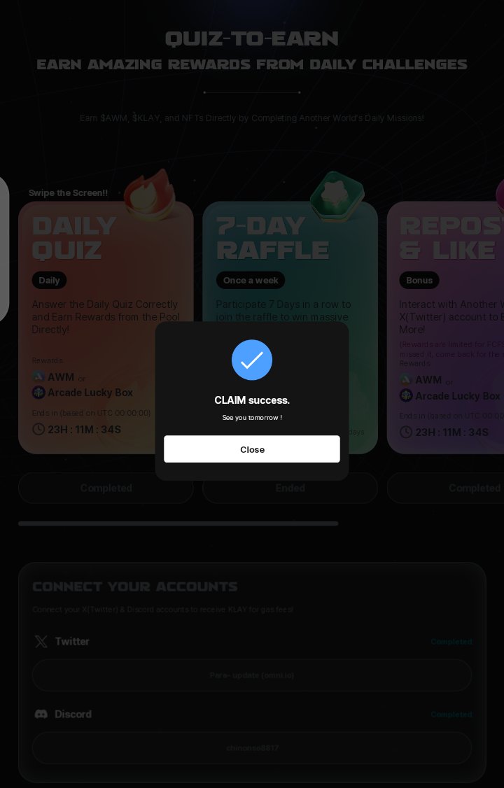 LudNoni's tweet photo. 💳💳 Todays answer for #Anotherworlddgm
How many times around the earth is equivalent to the distance GROUNDI Beta users walked?
Answer: 28
Support me by👇🏻👇🏻
📌Following with notification
📌Retweet (To keep doing this)
#NFT #CommunityEarn #NFTcommunity #AnotherWorld https://t.co/DcNbZFO9Lo