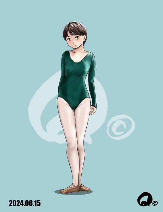 6/15㊏レオタード大好き⑭🩰
🟩うちのペッタン娘サチのレオタード④🟩 