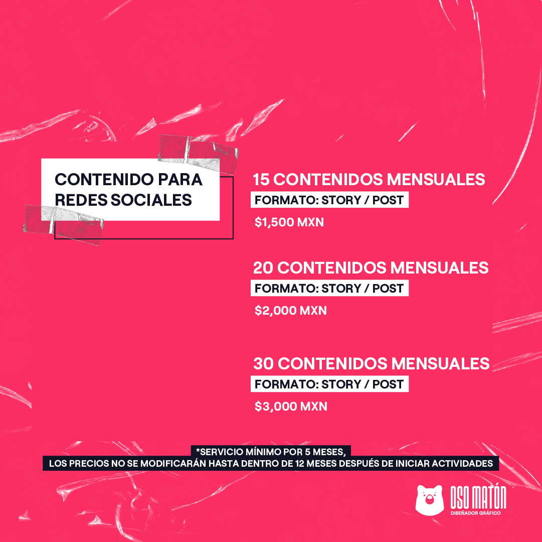 OsoMaton's tweet photo. ¡Aproveche!
Por tiempo limitado se le ofrece servicios de diseño para redes sociales a un precio especial!
comparta con quien crea ocupe ayuda con sus redes sociales, amigos o conocidos! 🔥🔥 puede ser su oportunidad de mejorar 🔥🔥 https://t.co/O4uWlWLOAX