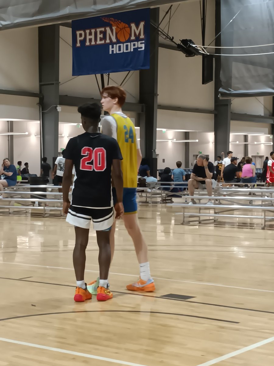 Lexington SC's 6'11 Sam Mills (2027) has been a presence in the post for the Wildcats. He has shown good moves down low and once he perfects his footwork and positioning, his name will enter HM conversations consistently. 
#PhenomHSTeamCamp.