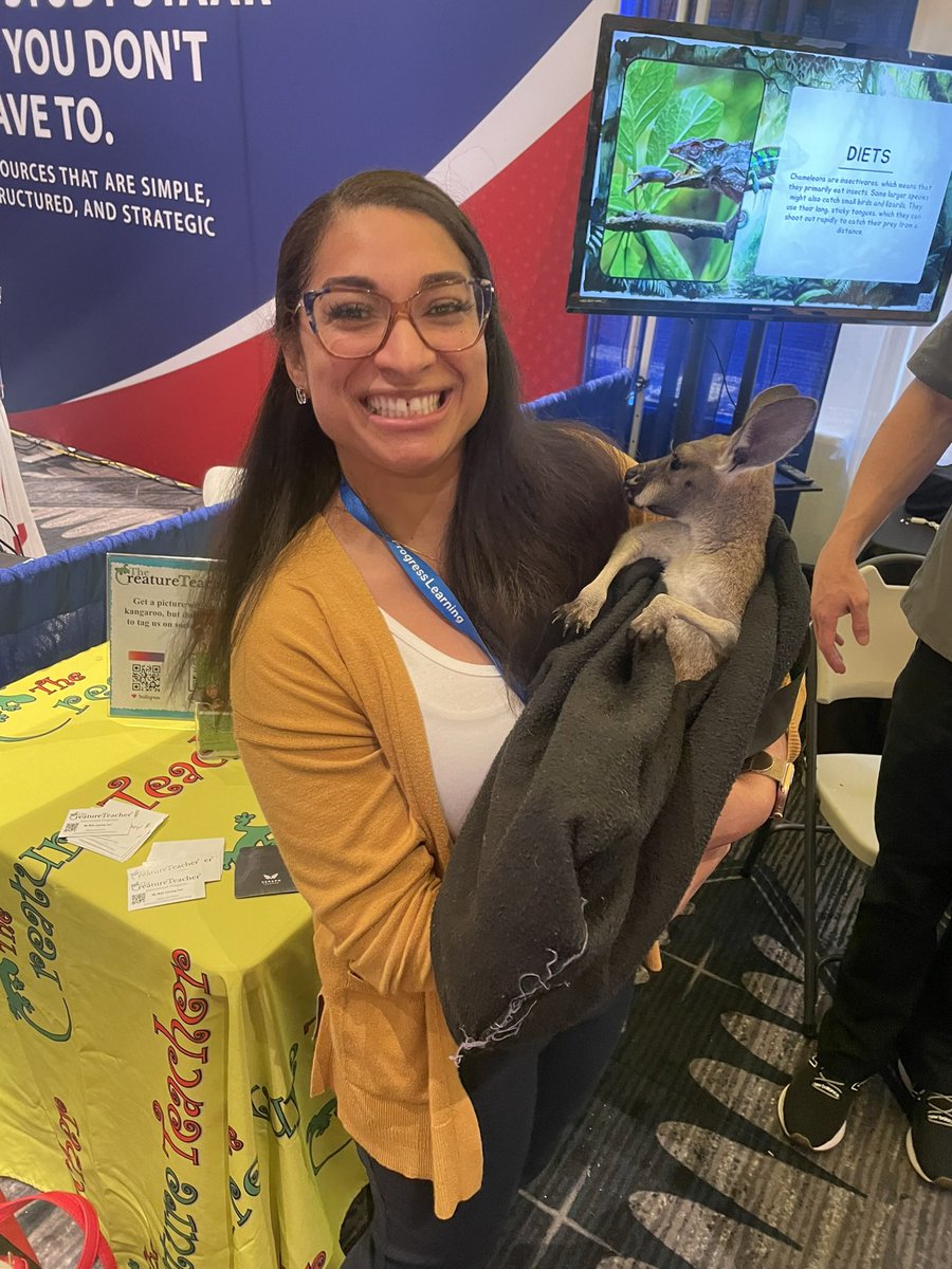 _JanetTaylor's tweet image. Stepping out of my comfort zone to hold a baby kangaroo taught me about leadership. 

Just like that little joey, sometimes we need to embrace the unknown, trust our instincts, and hop into new adventures. 🌟📚
#LeadershipLeap
 #CourageousEducator