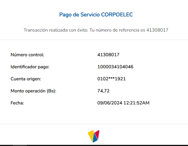 Tecnogomas_2012's tweet photo. @CorpoelecInfo Buenas Noches Sres Corpoelec .

Por Favor , No sigan enviando recordatorios de su Departamento de Cuentas por Cobrar .

Ustedes Tienen un Problema Informatico con el Banco Venezuela .

Anexo el Ultimo Pago Realizado , Yo estoy al Dia . segun el Banco Venezuela . https://t.co/5P4FzBOPx0