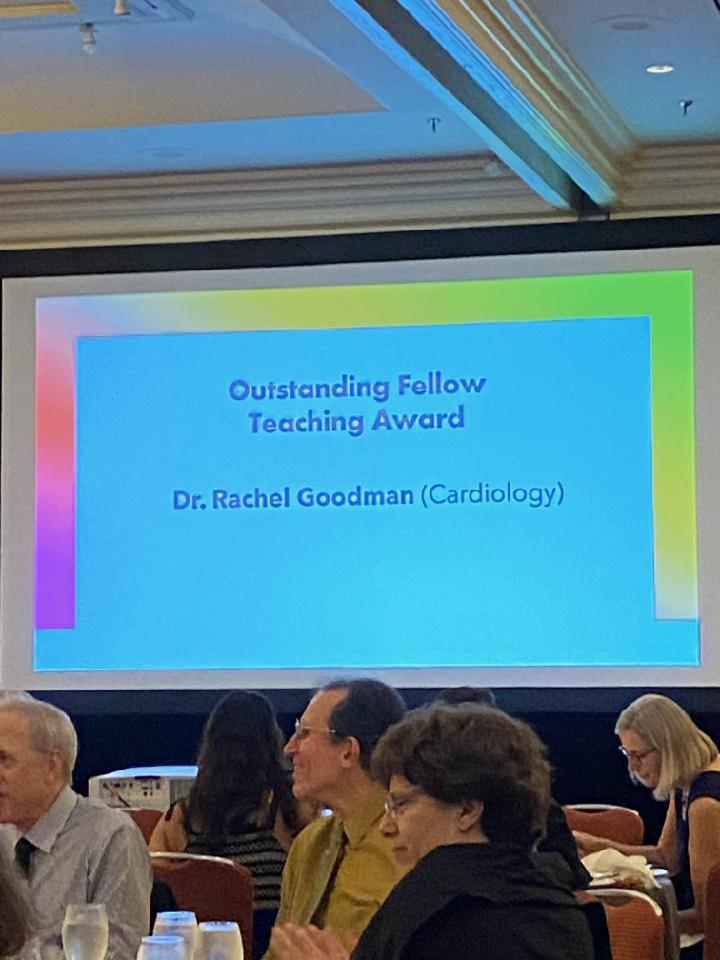 Congrats Rachel! Well-deserved and we'll earned!