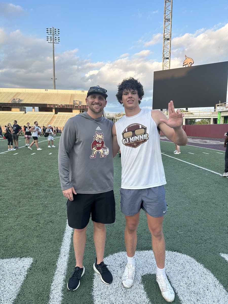 Wyatt Smith (@wyattsmith26) on Twitter photo Thanks for the invite and amazing camp <a href="/LDKep/">Landon Keopple</a>!!! Also meeting <a href="/CoachWillBryant/">Will Bryant</a>! <a href="/TXSTATEFOOTBALL/">Texas State Football</a> Thanks for the invite and amazing camp <a href="/LDKep/">Landon Keopple</a>!!! Also meeting <a href="/CoachWillBryant/">Will Bryant</a>! <a href="/TXSTATEFOOTBALL/">Texas State Football</a>