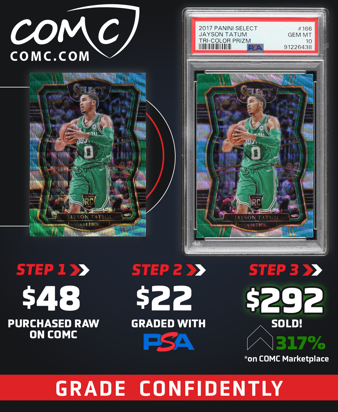 その他 panini SELECT PRIZM JAYSON TATUM PSA 9 JAYSON TATUM 2024-25 Panini Prizm NBA Fractal #9 Celtics | eBay
