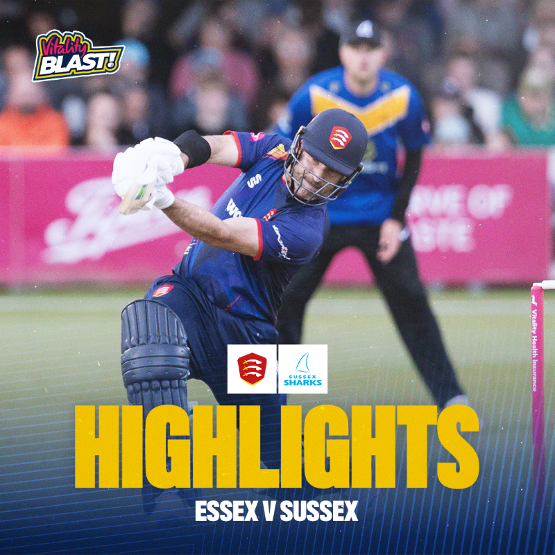 EssexCricket's tweet photo. πΊ Watch all the action from #ESSvSUS in CM2.