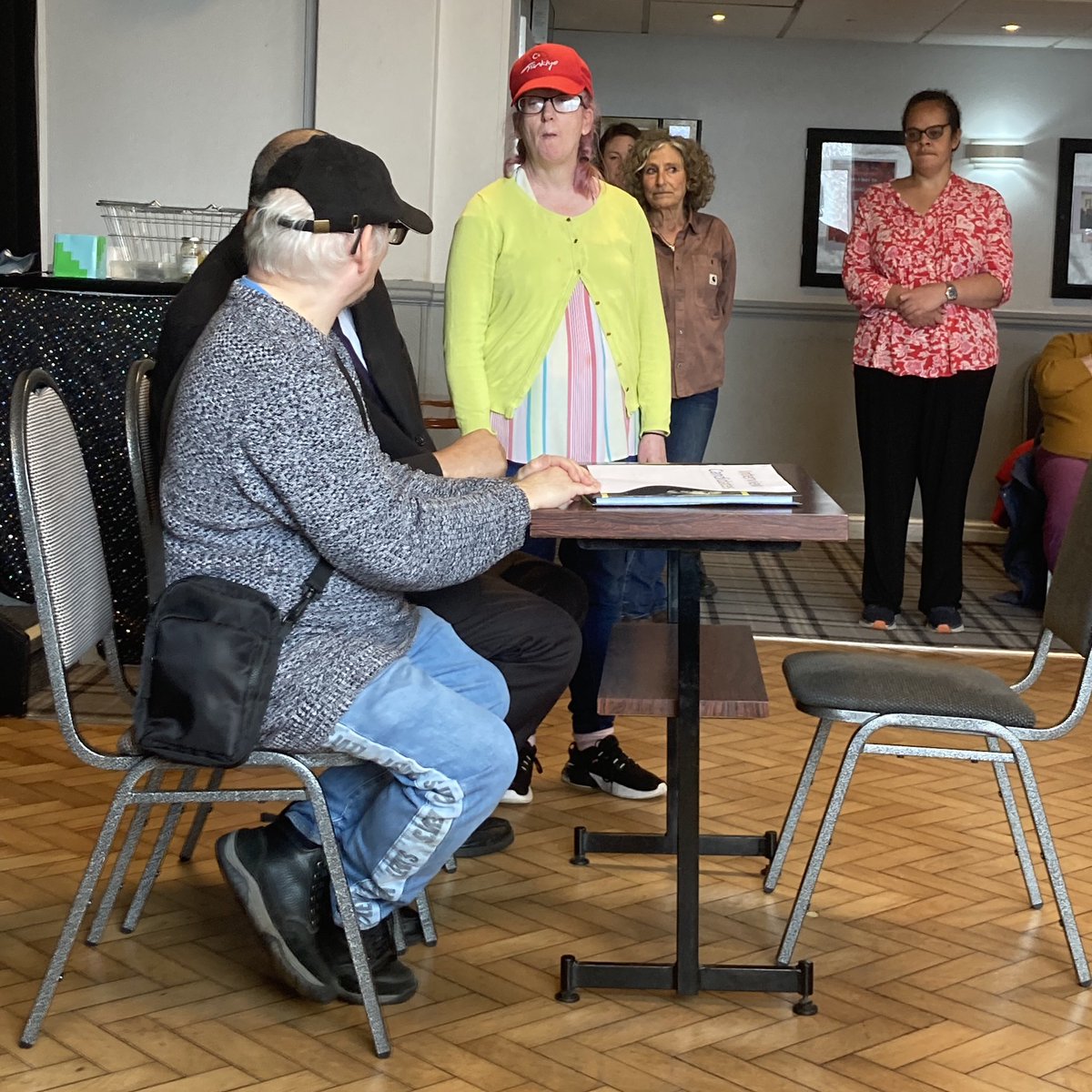 Here are some more photos from today’s Forum Theatre workshop. What an amazing day. We are so proud of our group and what we have achieved in such a short amount of time. So much talent! Support workers said how much the play had taught them about how to support people.