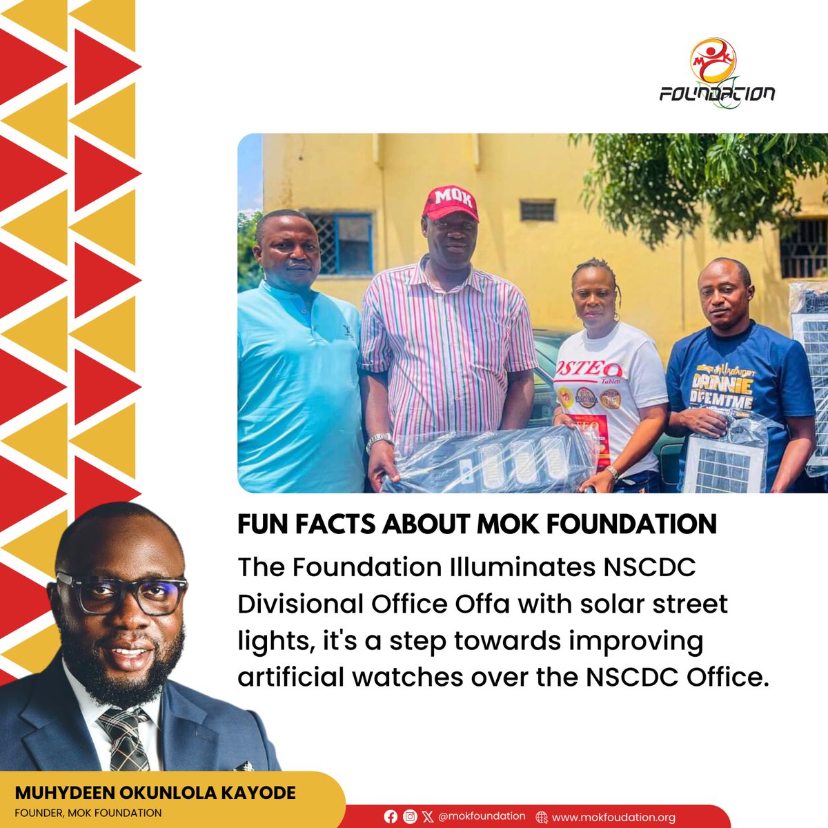 mok_foundation's tweet photo. The MOK finds it deemed fit to protect the properties of those who have been protecting the lives and properties of the people.
#MOKFoundation https://t.co/0t1pVEolTH