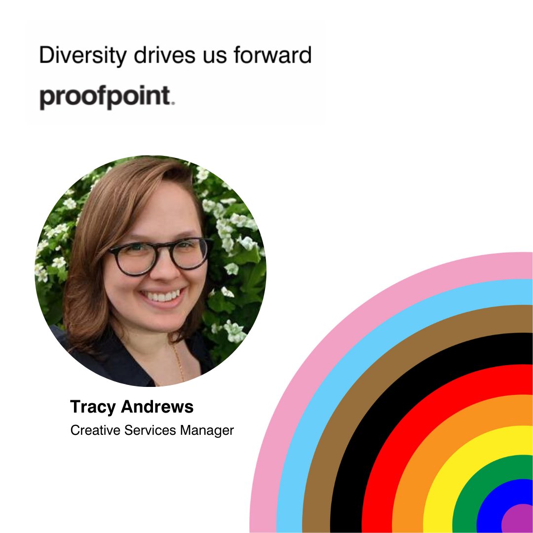 As we celebrate Pride Month, we feature an inspiring blog post from one of our employees and Pride EIG members, Tracy Andrews. ow.ly/pb2s50SisTX

Tracy shares what she's learned about being part of the #LGBTQIA+ community and what #PrideMonth means to her. #LifeAtProofpoint