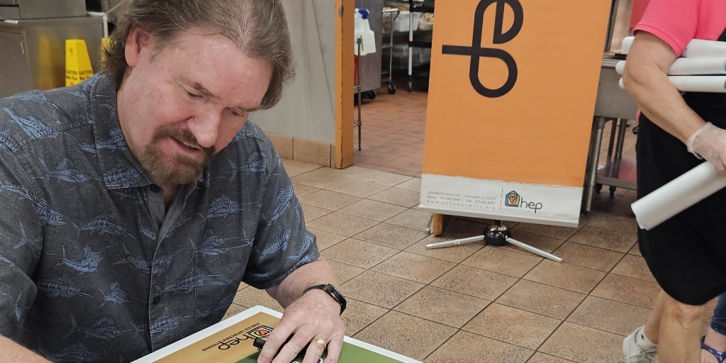 HEP (@hep_empowers) on Twitter photo Guess who stepped up to the plate today? Former <a href="/RaysBaseball/">Tampa Bay Rays</a> Hall of Fame third baseman, <a href="/chickenman3010/">Wade Boggs</a>! We had a blast serving up Boggs’ favorite dish and celebrating his birthday! Thank you for spending your birthday serving meals in the HEP Dining Hall & Kitchen. Guess who stepped up to the plate today? Former <a href="/RaysBaseball/">Tampa Bay Rays</a> Hall of Fame third baseman, <a href="/chickenman3010/">Wade Boggs</a>! We had a blast serving up Boggs’ favorite dish and celebrating his birthday! Thank you for spending your birthday serving meals in the HEP Dining Hall & Kitchen.