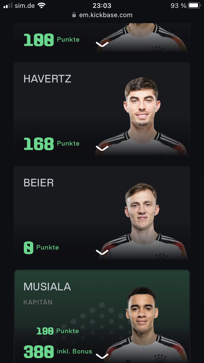 Wenn dir Emre Can in der 90+3min vermutlich die 2k klaut..rip.

#GERSCO #kickbase <a href="/Kickbase_Guide/">Kickbase Guide</a>