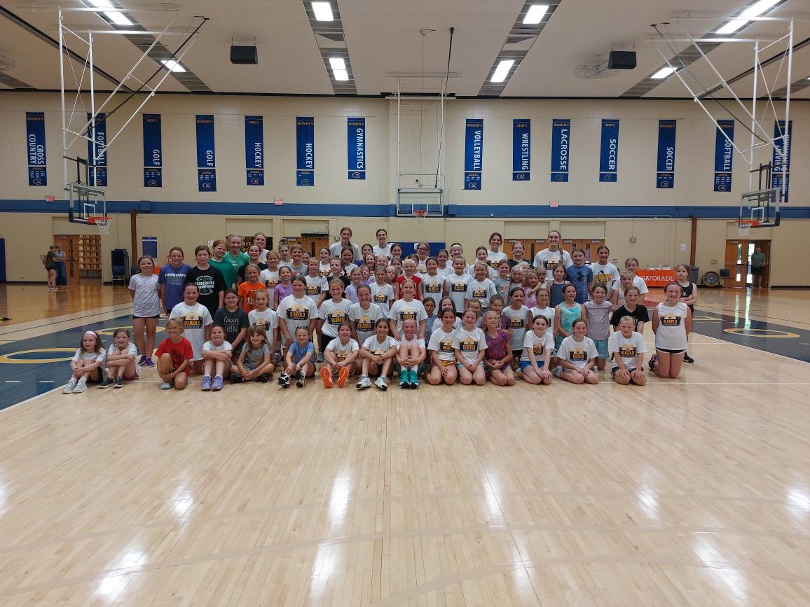 Another great start to UWEC Blugolds girls leadership and basketball camp! A special thanks to all the campers and coaches that helped make it a success!🏀 #TougherTogether #RollGolds
