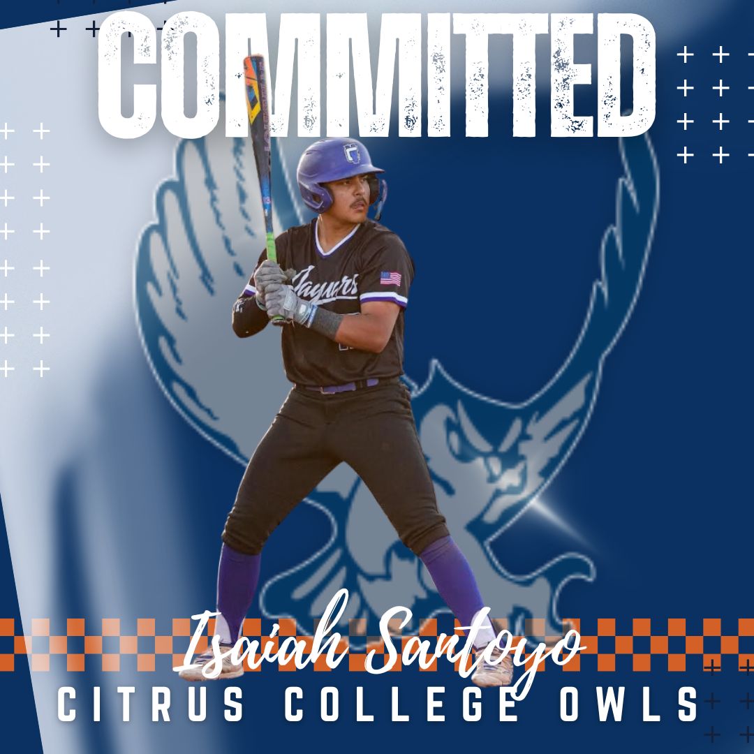 Congrats to Isaiah Santoyo for committing to Citrus College! Hip, hip... ForZay!