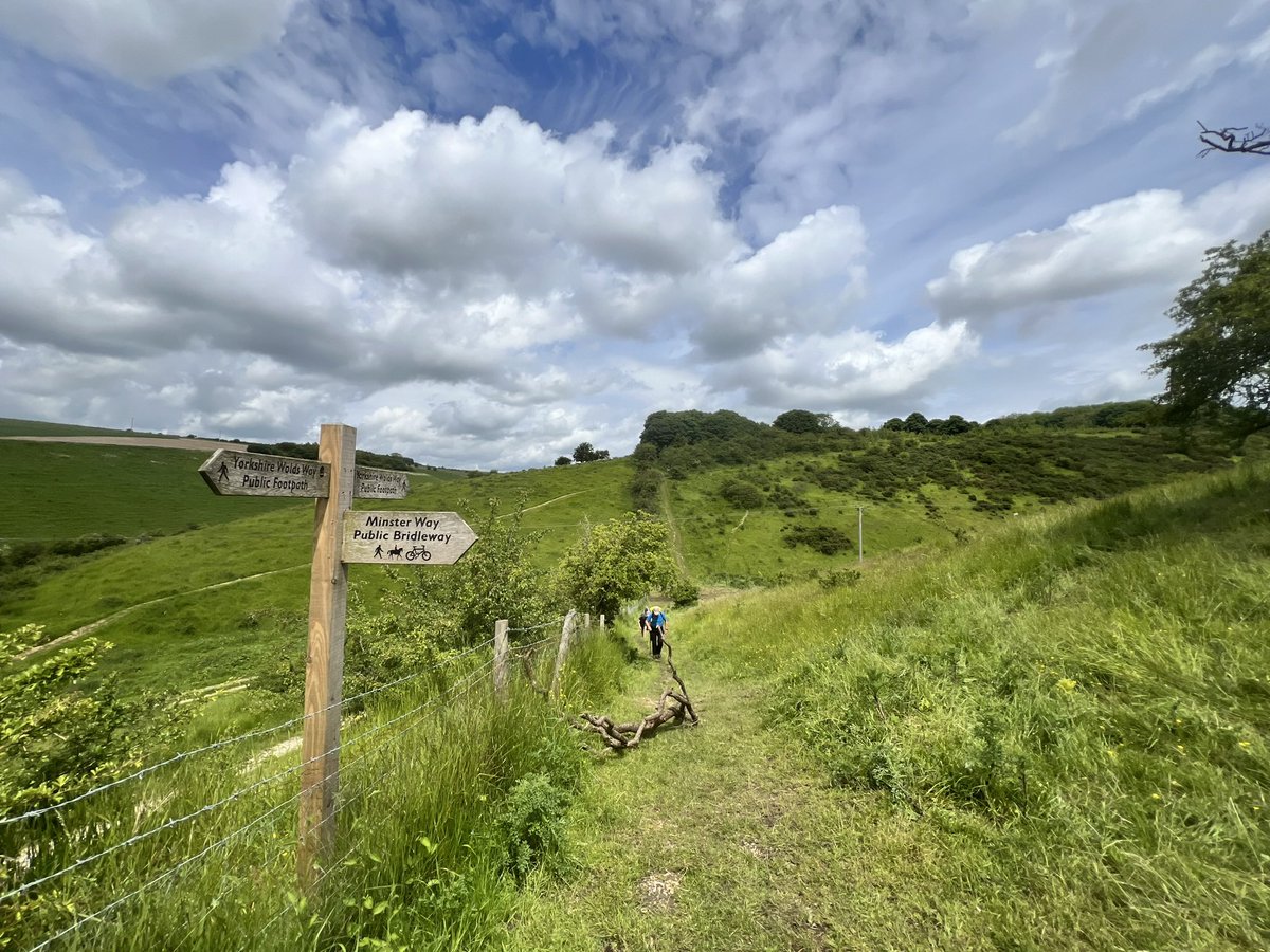 wass74's tweet photo. Well the #WoldsWay path certainly surprised me with some of the climbs we had this week…low gear was engaged! A great area for walking @RamblersGB @VisitEastYorks https://t.co/3xAfZFTGQy