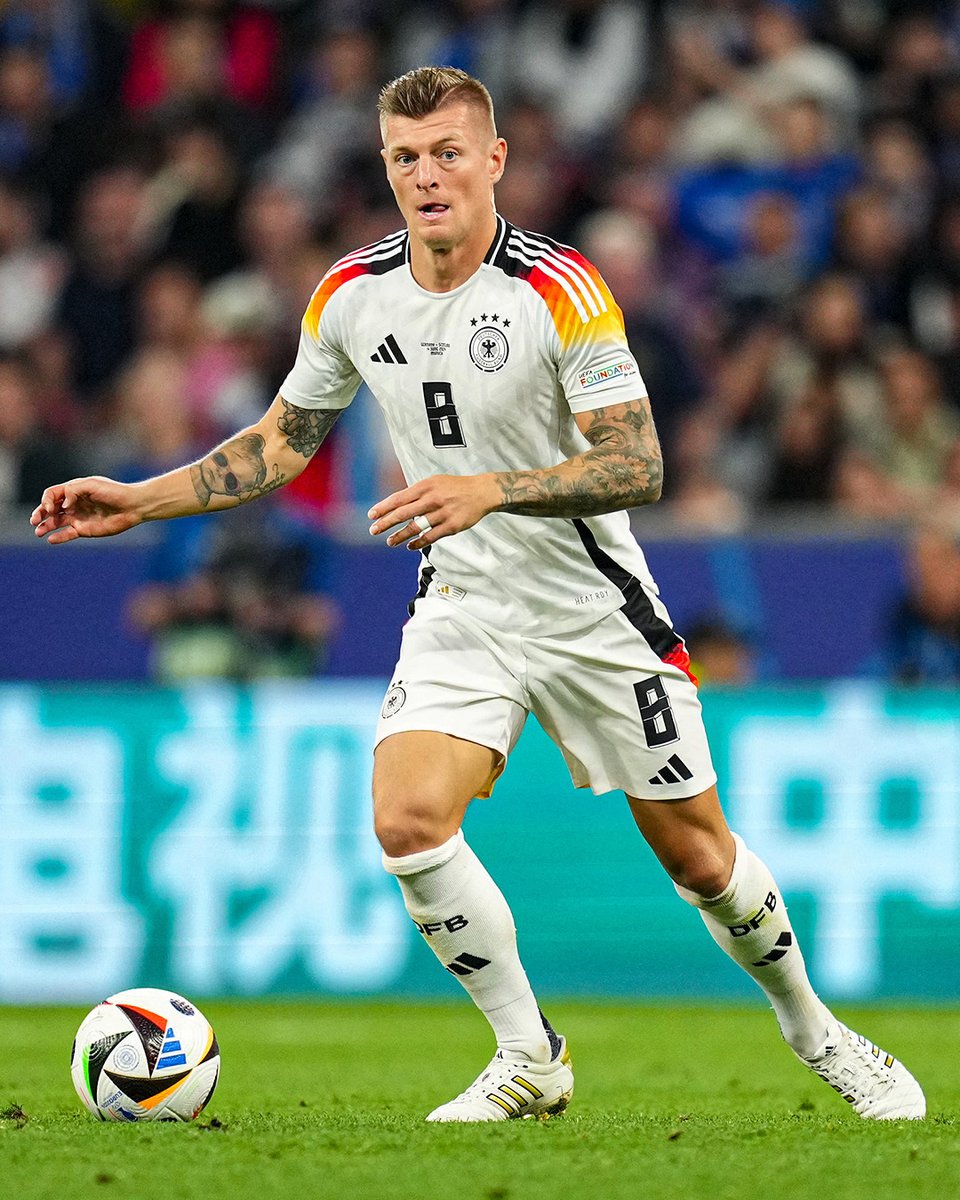 realmadrid's tweet photo. 🇩🇪 5-1 🏴󠁧󠁢󠁳󠁣󠁴󠁿
💪 @ToniKroos
💪 @ToniRuediger
🏆 #EURO2024 https://t.co/iYo7AFfax9