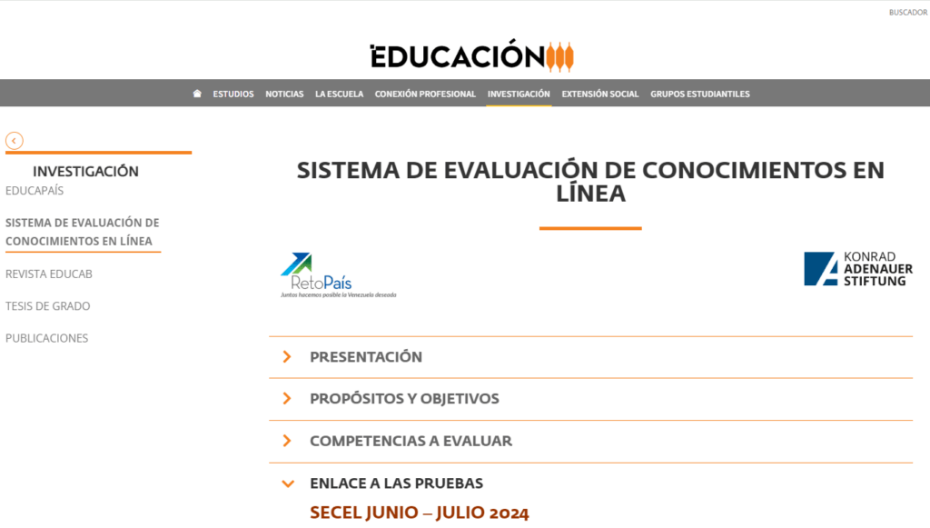 FilosofiaUCAB_'s tweet photo. ¡Atención! El #SECEL está abierto para evaluar aprendizaje de estudiantes de primaria y bachillerato
Ingresando al sitio web de @EducacionUCAB, alumnos de cualquier parte del país podrán medir su
conocimiento en matemáticas, castellano, física y química
>https://t.co/HcnyuU9LIP https://t.co/knvMLIovLB