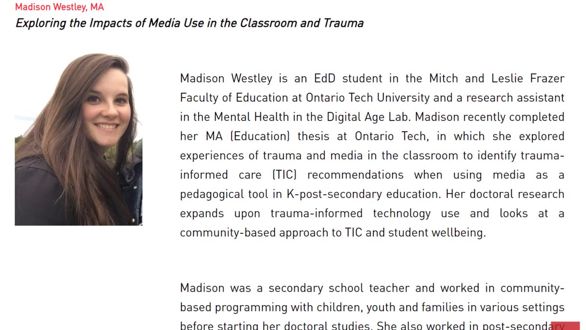 Dr. Diana Petrarca (@_drdi) on Twitter photo Congratulations to Madison for being the recipient of the CATE (Canadian Association for Teacher Education) MA Thesis Award of Recognition! She was just awarded this honour at our AGM at CSSE. <a href="/OT_FED/">Frazer Faculty of Education</a> Congratulations to Madison for being the recipient of the CATE (Canadian Association for Teacher Education) MA Thesis Award of Recognition! She was just awarded this honour at our AGM at CSSE. <a href="/OT_FED/">Frazer Faculty of Education</a>