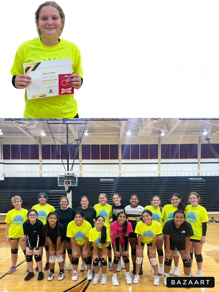 Seguin Matador VB πβοΈ (@seguinmatvb) on Twitter photo We loved seeing our future matadors in the gym this week! August 5th will be here soon!! Congratulations, Abigail, on being named Camper of the week!!! <a href="/SeguinSportsBC/">Seguin Sports Booster Club</a> <a href="/SeguinAthletics/">Seguin ISD Athletics</a> <a href="/SeguinISD/">Seguin ISD</a> We loved seeing our future matadors in the gym this week! August 5th will be here soon!! Congratulations, Abigail, on being named Camper of the week!!! <a href="/SeguinSportsBC/">Seguin Sports Booster Club</a> <a href="/SeguinAthletics/">Seguin ISD Athletics</a> <a href="/SeguinISD/">Seguin ISD</a>