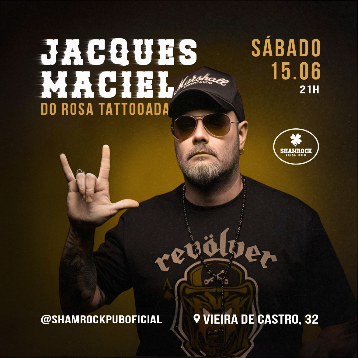 Neste sábado, Shamrock Pub, Porto Alegre.