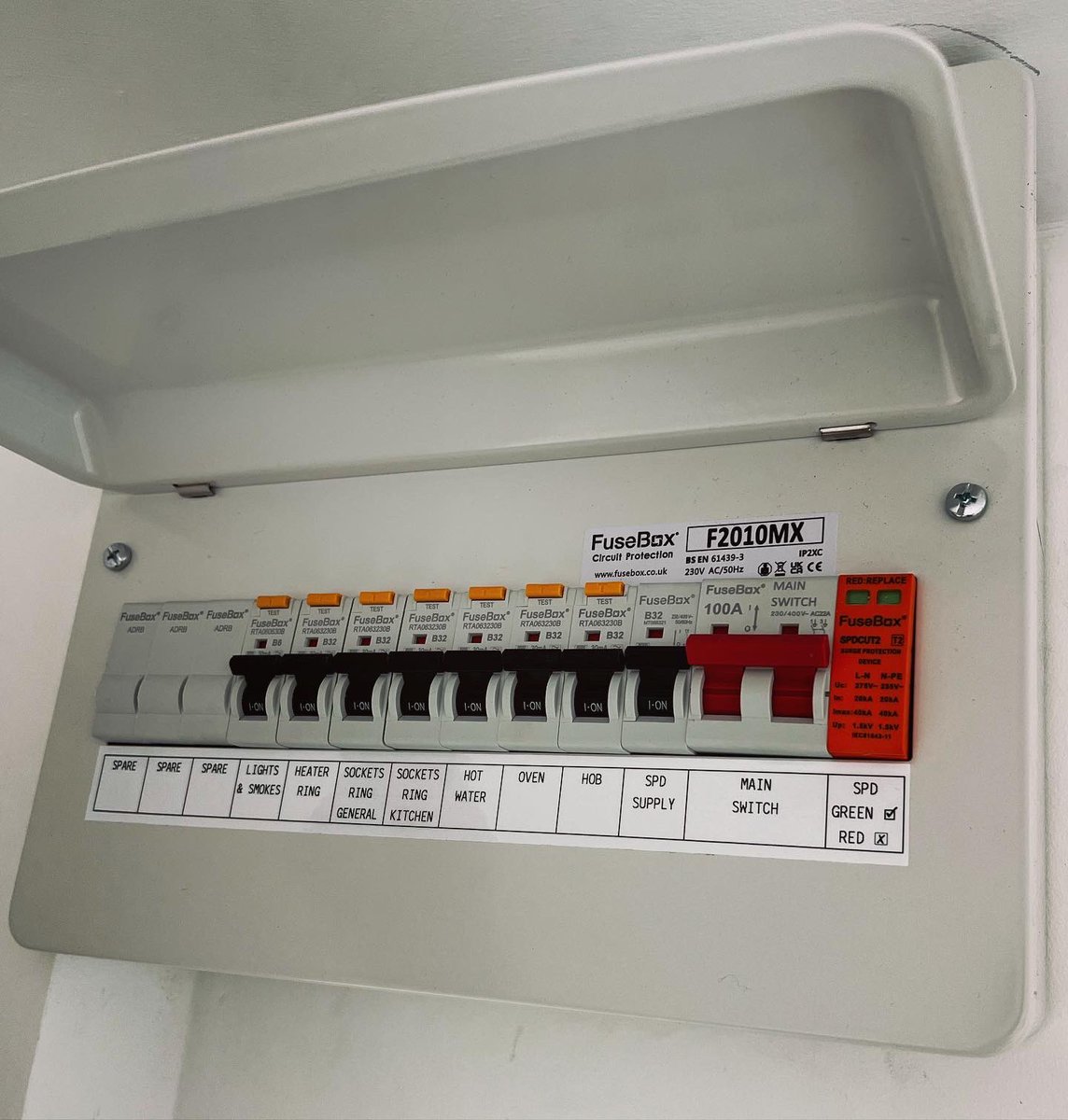 Another Fusebox install today in Borough green, sevenoaks 😁#boroughgreen #sevenoaks #wrotham #fusebox #newfuseboard