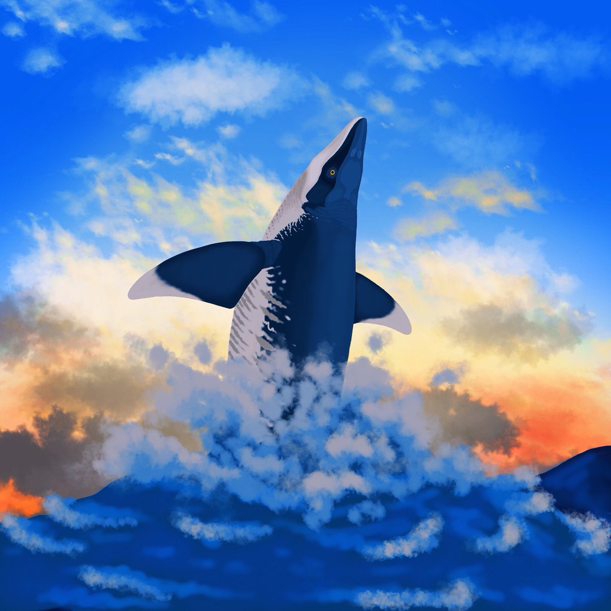 Toyajo
#Megapterygius #Megapterygiuswakayamaensis
 #mosasaur #mosasauridae #paleoart #paleoillustration #paleontology #digitalart #sciart