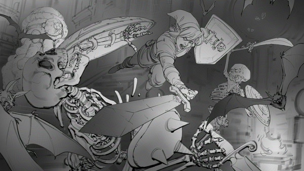 Link v Stalfos *sketch update!*