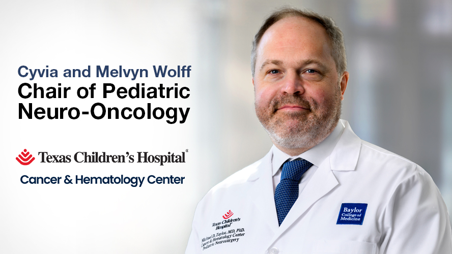 TCHResearchNews (@tchresearchnews) on Twitter photo We are excited to share the news that in recognition of his world-class research contributions and excellence, Dr. Michael Taylor, Director of <a href="/TexasChildrens/">Texas Children's</a> Pediatric Brain Tumor Research Program, has been appointed the Cyvia and Melvyn Wolff Chair of Pediatric Neuro-Oncology. We are excited to share the news that in recognition of his world-class research contributions and excellence, Dr. Michael Taylor, Director of <a href="/TexasChildrens/">Texas Children's</a> Pediatric Brain Tumor Research Program, has been appointed the Cyvia and Melvyn Wolff Chair of Pediatric Neuro-Oncology.