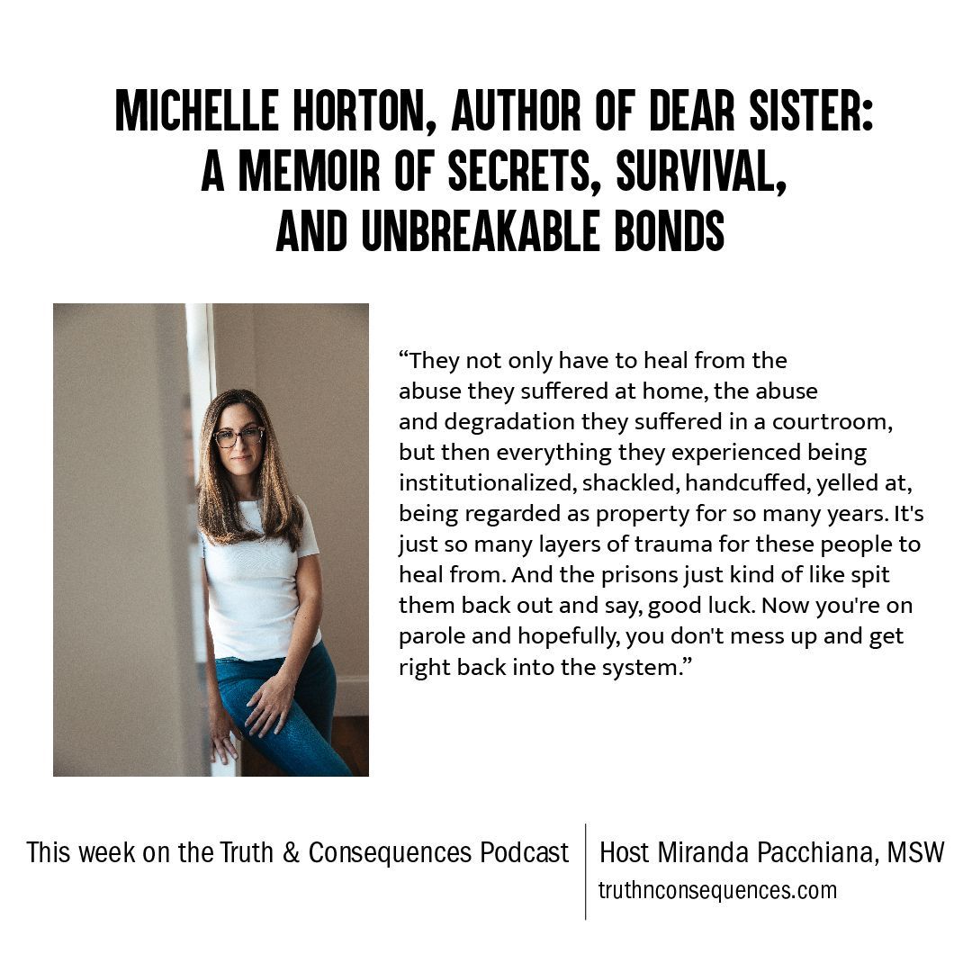 “A breathtaking memoir about two sisters and a high-profile case: Nikki Addimando, incarcerated for killing her abuser; and the author, Michelle Horton, left in the devastating fall-out to raise Nikki's young children and to battle the criminal justice system.” <a href="/StandWithNikki/">#WeStandWithNikki</a>
