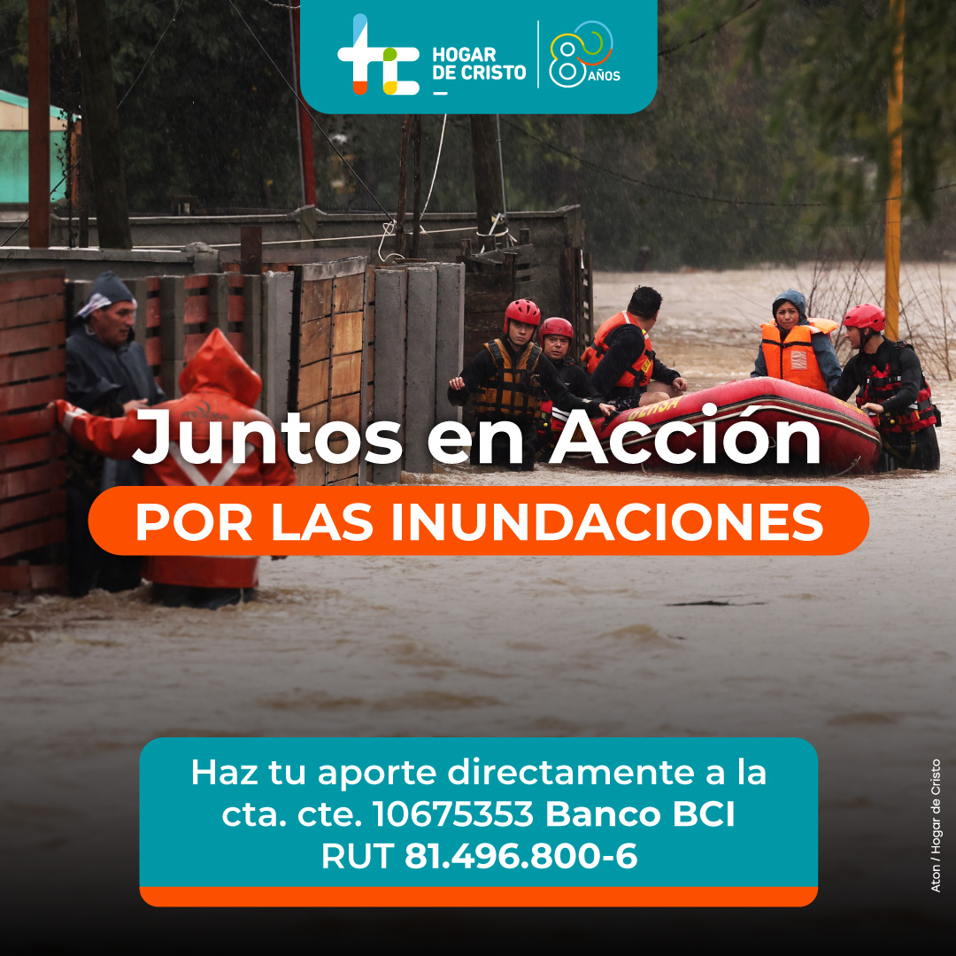 Hdecristo's tweet photo. ¡URGENTE! 📷Al igual que en emergencias anteriores por incendios e inundaciones, Hogar de Cristo se activa nuevamente con una campaña ante la crítica situación que afecta a gran parte de nuestro país por el intenso frente de mal tiempo.

👉https://t.co/Ic5H8ZZgyT

#sistemafrontal #lluvia