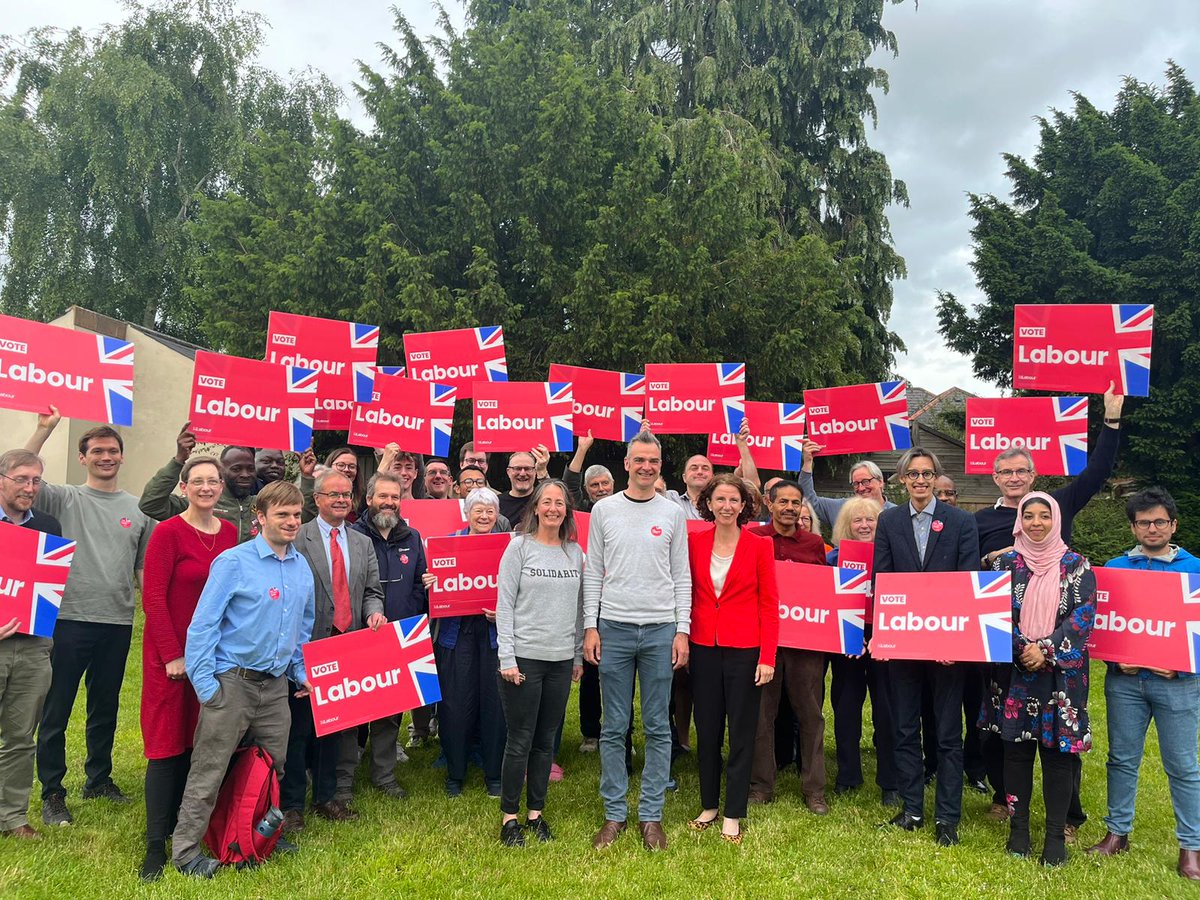 Oxford_Labour's tweet photo. Fantastic campaign launch this evening for our brilliant candidates @AnnelieseDodds (Oxford East) and @StephenEDWebb (Oxford West and Abingdon)

Oxford needs Labour MPs and the UK needs a Labour government 

#VoteLabour for #change on 4th July 🌹🗳️ https://t.co/ejDihSFp45