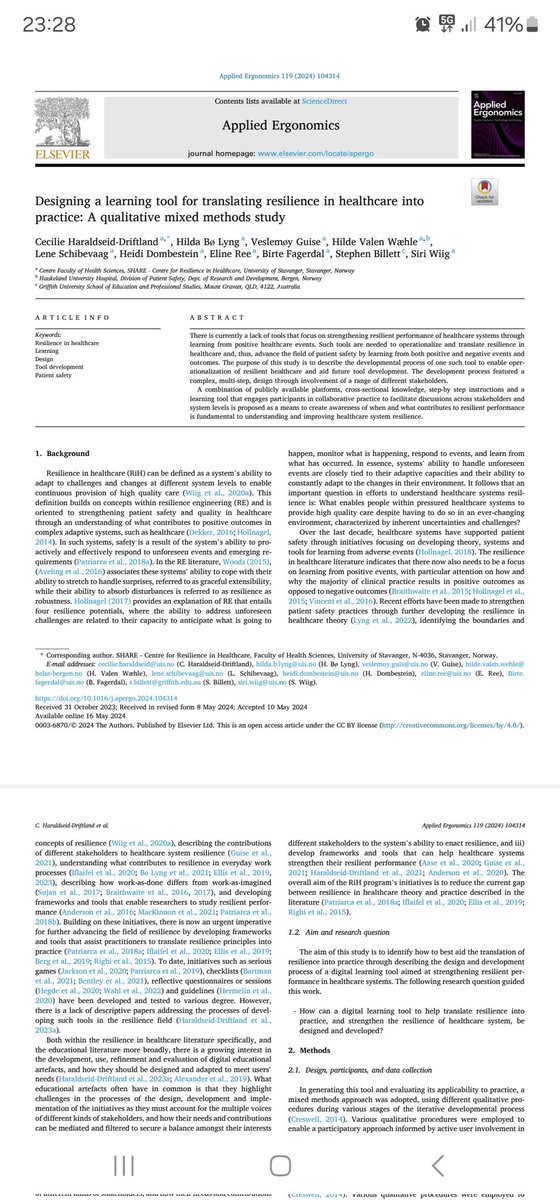 Take a look at how we designed a resilience learning tool in the link. Huge efforts behind. This is the tool: rih.uis.no and here is the paper:
sciencedirect.com/science/articl…