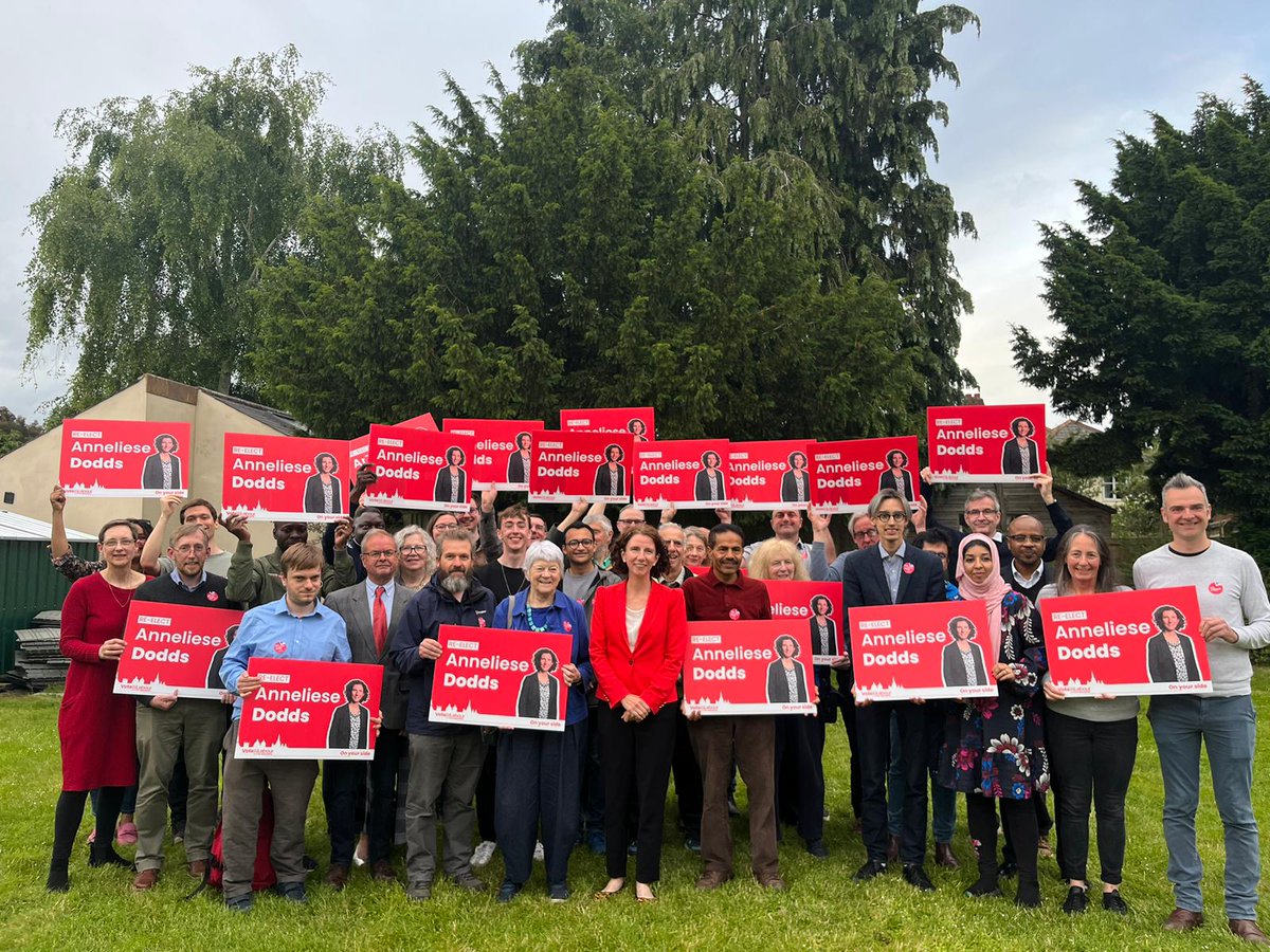 Oxford_Labour's tweet photo. Fantastic campaign launch this evening for our brilliant candidates @AnnelieseDodds (Oxford East) and @StephenEDWebb (Oxford West and Abingdon)

Oxford needs Labour MPs and the UK needs a Labour government 

#VoteLabour for #change on 4th July 🌹🗳️ https://t.co/ejDihSFp45