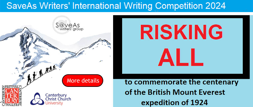 SaveAsWriters's tweet image. Don&apos;t miss out on this - our annual creative writing competition: the thought provoking &amp;amp; hopefully inspiring theme this year is &apos;Risking All&apos;, looking back 100 years after the British Everest Expedition of 1924. saveaswriters.co.uk/competitions/r… #prosewriting #poetry #flashfiction #prizes