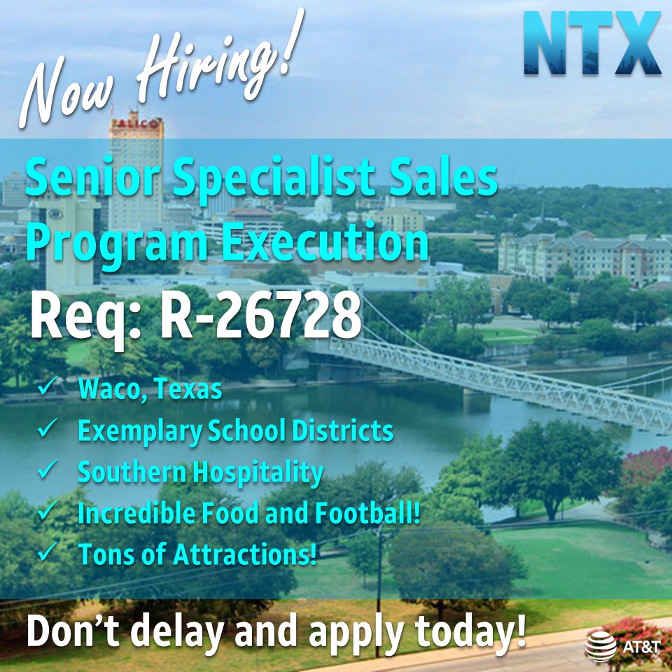 The NTX Market (@ntx_market) on Twitter photo 📣Are you ready to take that next step in your career?
✨We are looking for the brightest leaders to join the best retail operations team in NTX! Such a great opportunity in Waco, TX!
Req: R-26728
Don't delay & apply today!
<a href="/Megan_NTX/">Megan Hemphill</a> <a href="/dbustamante1210/">David Bustamante</a> 📣Are you ready to take that next step in your career?
✨We are looking for the brightest leaders to join the best retail operations team in NTX! Such a great opportunity in Waco, TX!
Req: R-26728
Don't delay & apply today!
<a href="/Megan_NTX/">Megan Hemphill</a> <a href="/dbustamante1210/">David Bustamante</a>