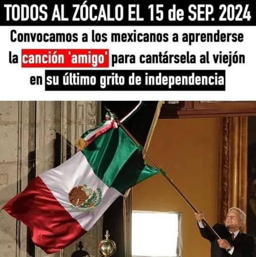 caritzer's tweet photo. Anda circulando en redes...
Propuesta para este 15 de Septiembre 2024 https://t.co/Td8gYwGivs