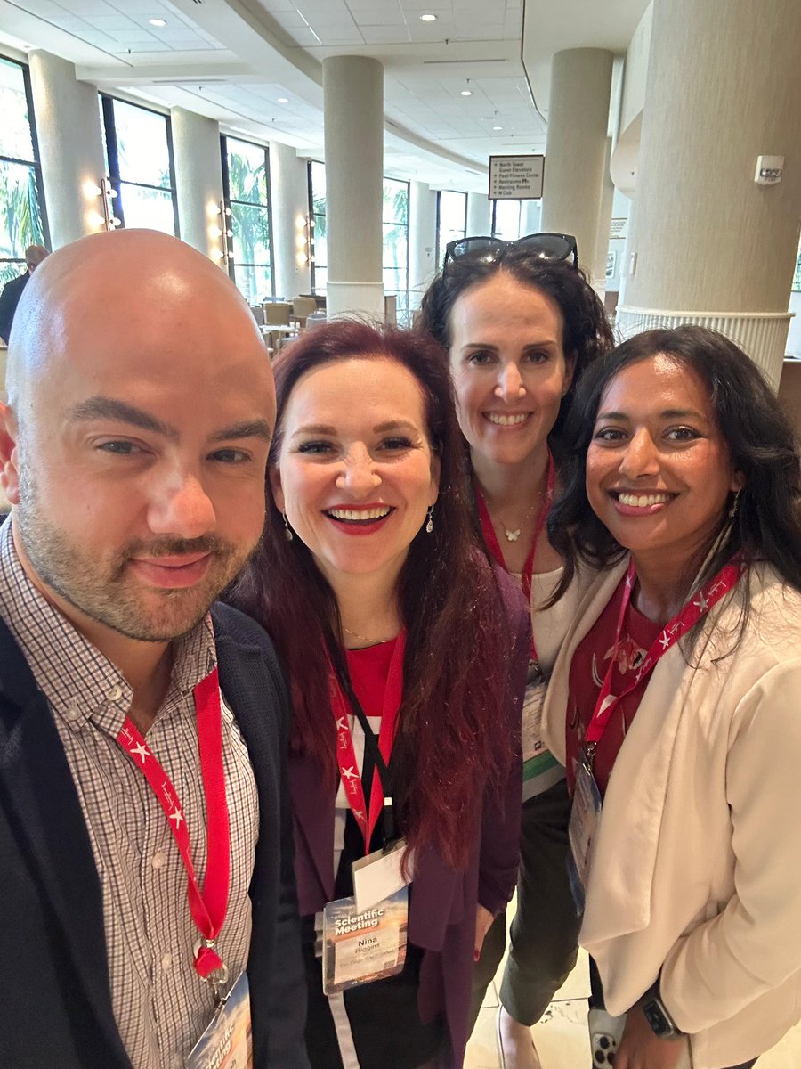 <a href="/JosephCoe/">Joseph Coe (He/Him)</a> representing GHLF <a href="/ahsheadache/">American Headache Society</a> 💜🧠 in great company <a href="/AmaalStarlingMD/">AmaalStarlingMD</a> <a href="/NinaRiggins/">Nina Riggins, MD, PhD, FAAN, FAHS, UCNS Diplomate</a> <a href="/LaurenNatbonyMD/">Lauren R. Natbony, MD, FAHS</a> #AHSAM