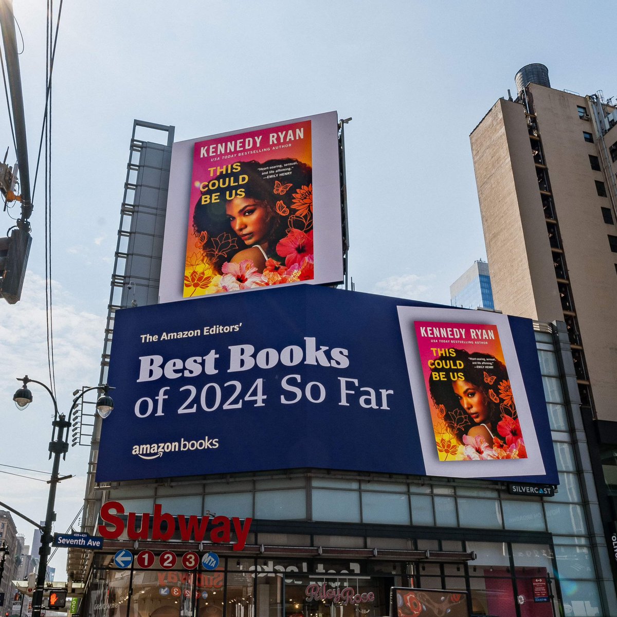 kennedyrwrites's tweet image. I got the news this morning that This Could Be Us is one of the @amazonbooks editors’ Best Books of 2024 So Far, but I just found out it’s on a billboard in NYC! What is life right now?!?

See the full list here: amzn.to/3UA01fc