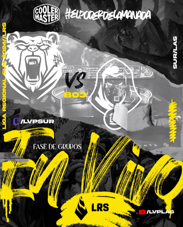 GoBears_Oficial's tweet image. #LRS 🏆 | 🔴 EN VIVO

No pocos minutos saltamos a la Grieta!

📌 @lvplolsur - Fase de Grupos
🆚 @UndeadGamingOK 🧟
🖥️ Twitch.tv/LVPsur

#GOSB