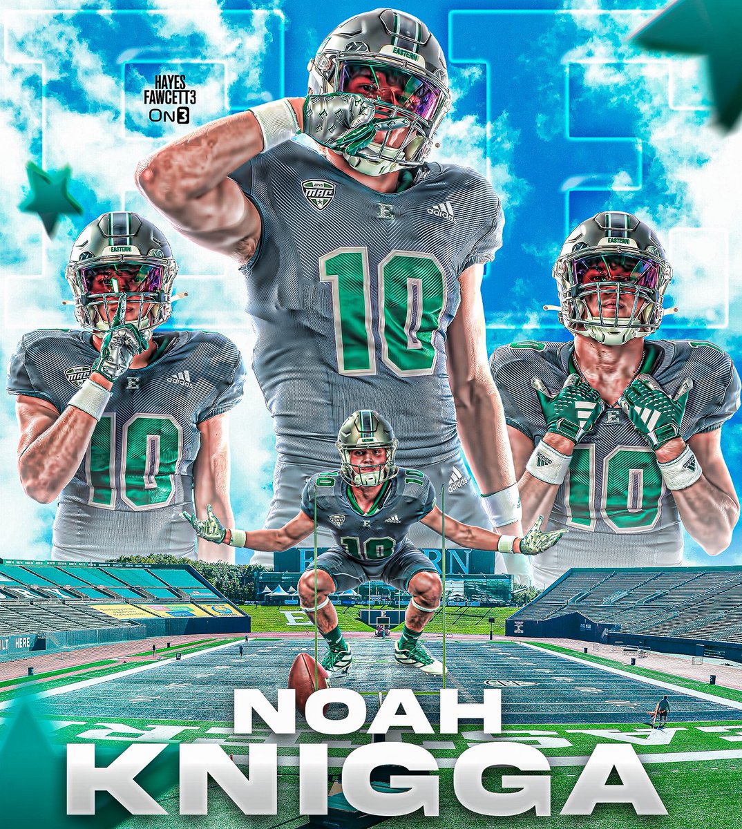 Hayes Fawcett (@hayesfawcett3) on Twitter photo BREAKING: Three-Star LB Noah Knigga has Committed to Eastern Michigan, he tells me for <a href="/on3recruits/">Follow @Rivals</a>
The 6’2 210 LB from Lawrenceburg, IN chose the Eagles over West Virginia & Arkansas State
“Manifested This, All Glory to God”
on3.com/db/noah-knigga… BREAKING: Three-Star LB Noah Knigga has Committed to Eastern Michigan, he tells me for <a href="/on3recruits/">Follow @Rivals</a>
The 6’2 210 LB from Lawrenceburg, IN chose the Eagles over West Virginia & Arkansas State
“Manifested This, All Glory to God”
on3.com/db/noah-knigga…