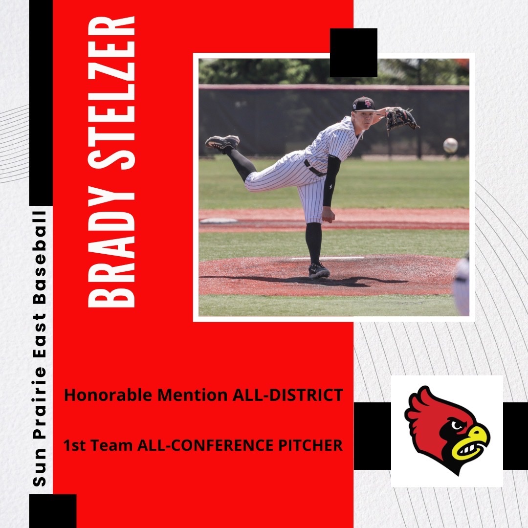 Congrats <a href="/BradyStelzer2/">Brady Stelzer</a> on your All-District Honorable Mention and Big 8 All-Conference 1st Team Pitcher Awards! So well deserved!