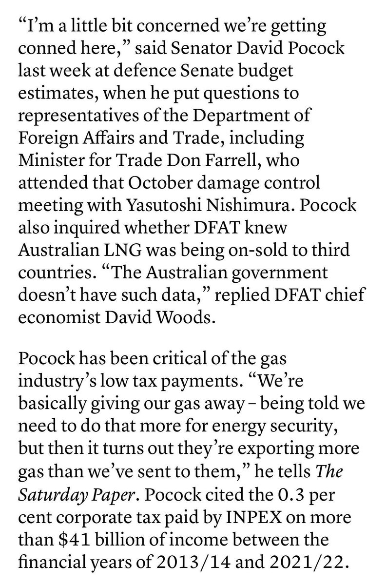DavidPocock's tweet image. 🇯🇵 has been telling us that 🇦🇺 gas is needed for its energy security. 

But a recent @ieefa_institute report found that they export more gas to other countries than total imports of 🇦🇺 gas.

I'm concerned we're being misled.
thesaturdaypaper.com.au/news/economy/2…