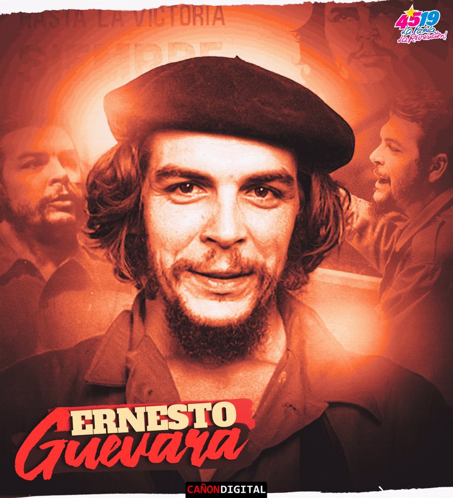 ⭐️✊14 de Junio de 1928 Nació en Rosario, Argentina, el líder guerrillero Ernesto Guevara de la Serna, conocido mundialmente como “Che” Guevara.
-
-
-
#4519LaPatriaLaRevolucion