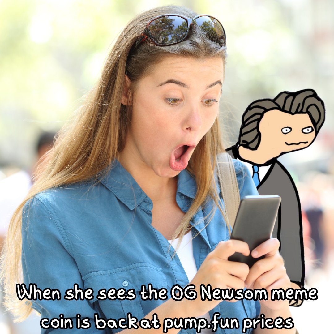 $nusum, the OG Gavin Newsom meme coin, is back at Pump.fun prices...just wait til they notice...Airdrop live!