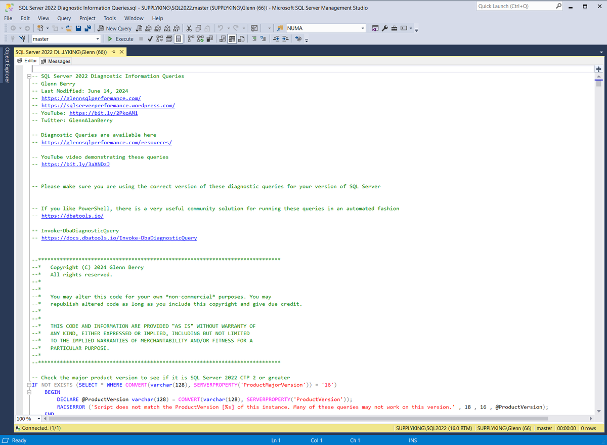 GlennAlanBerry's tweet image. New post: SQL Server 2019 Cumulative Update 27
glennsqlperformance.com/2024/06/14/sql…
#SQLServer #SQLServer2019